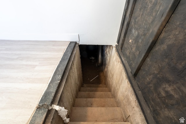 view of staircase