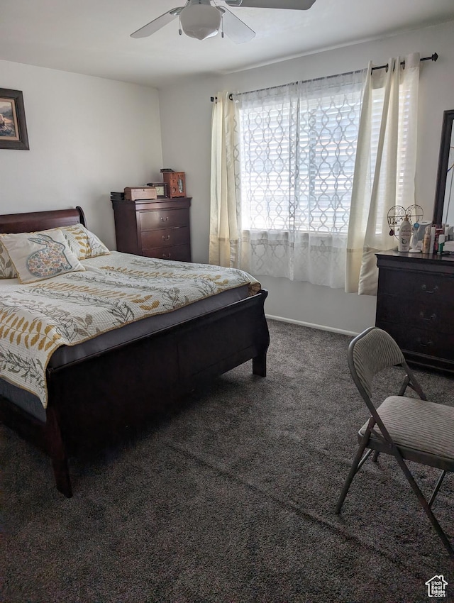 556 W 800 N Unit 18, Provo, UT 84601 - bedroom with ceiling fan and carpet floors