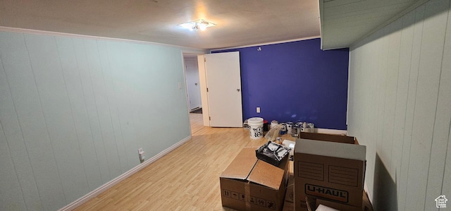 1433 W 2060 N, Helper, UT 84526 - bedroom featuring wood finished floors, wood walls, and ornamental molding
