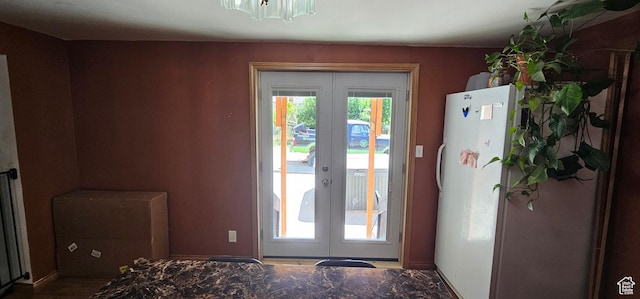 1433 W 2060 N, Helper, UT 84526 - doorway to outside featuring french doors and baseboards