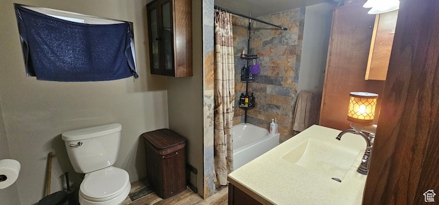 1433 W 2060 N, Helper, UT 84526 - full bathroom with vanity, toilet, and shower / tub combo with curtain