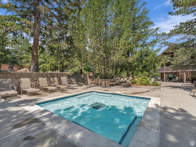 2025 Canyons Resort Dr Unit R8, Park City, UT 84060 - swimming pool with a patio and a hot tub