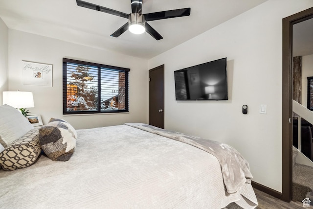 2025 Canyons Resort Dr Unit R8, Park City, UT 84060 - bedroom featuring baseboards and a ceiling fan