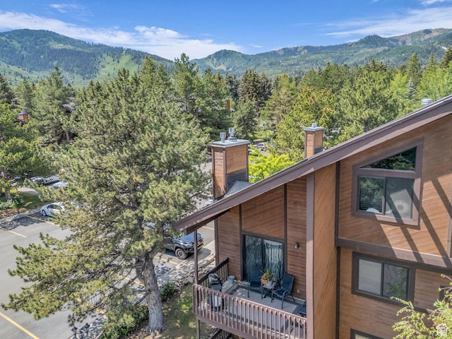 2025 Canyons Resort Dr Unit R8, Park City, UT 84060 - view of mountain backdrop featuring a forest