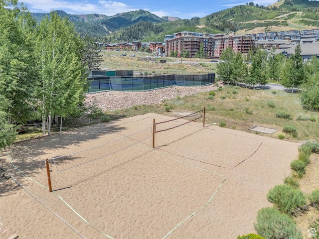 2025 Canyons Resort Dr Unit R8, Park City, UT 84060 - view of home's community with volleyball court and a mountain view