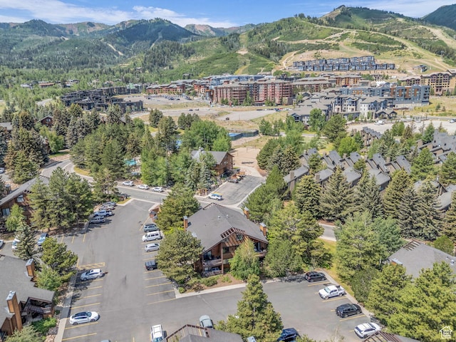 2025 Canyons Resort Dr Unit R8, Park City, UT 84060 - aerial overview of property's location featuring a mountainous background