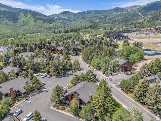 2025 Canyons Resort Dr Unit R8, Park City, UT 84060 - bird's eye view of a mountain backdrop and a heavily wooded area