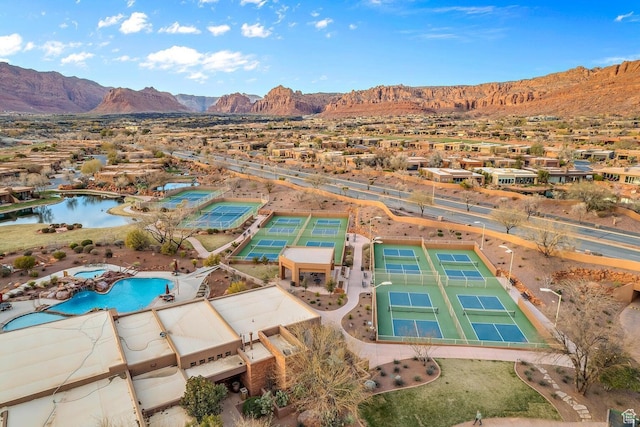 2336 W Entrada Trl Unit 44, St George, UT 84770 - aerial view of mountains