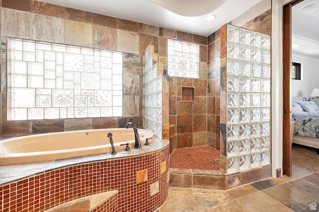 2336 W Entrada Trl Unit 44, St George, UT 84770 - ensuite bathroom with a garden tub and a walk in shower
