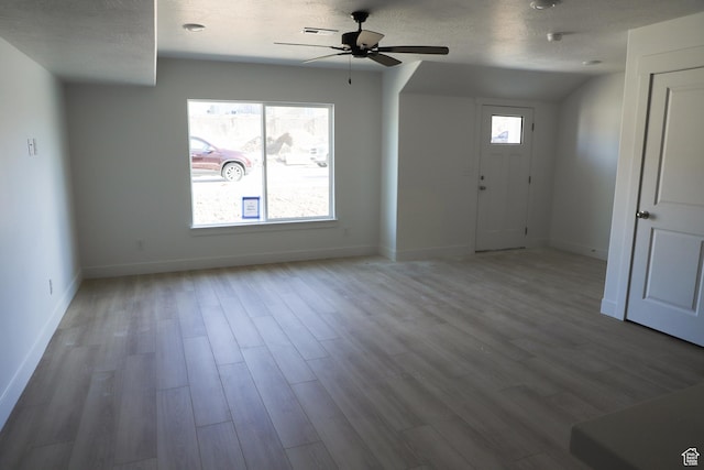 1355 N 1930 E, Spanish Fork, UT 84660 - interior space with a healthy amount of sunlight, a ceiling fan, and wood finished floors