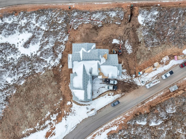 2127 E Peak Dr, Hideout, UT 84036 - view of snowy aerial view