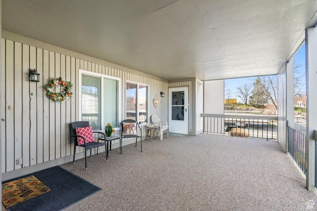 5809 S Waterbury Dr Unit D, Murray, UT 84121 - view of patio / terrace featuring a balcony