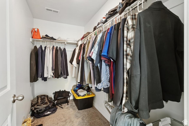 1722 E Muss Dr, Eagle Mountain, UT 84005 - spacious closet featuring visible vents and carpet