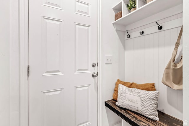 view of mudroom