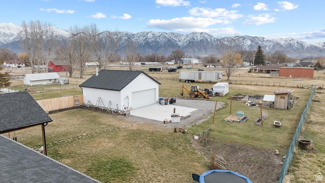 2386 N 3900 W, Corinne, UT 84307 - drone / aerial view featuring a mountain view