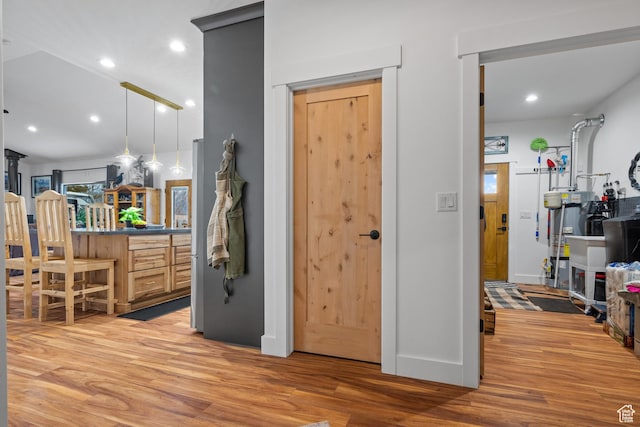 2386 N 3900 W, Corinne, UT 84307 - kitchen featuring recessed lighting, baseboards, and wood finished floors