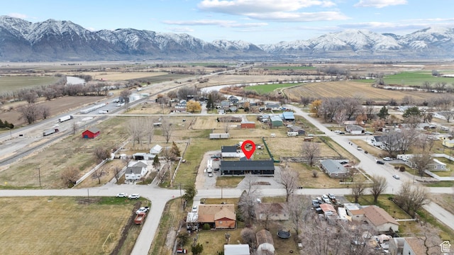 2386 N 3900 W, Corinne, UT 84307 - bird's eye view with a rural view and a mountain view
