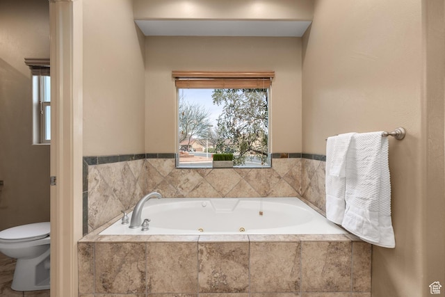 1815 N Red Mountain Dr, Santa Clara, UT 84765 - bathroom with a jetted tub and toilet