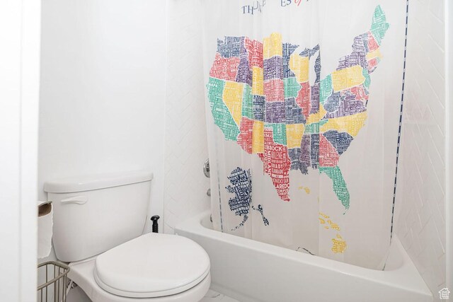 1959 E Deer Crest Cir N, Logan, UT 84341 - full bathroom featuring toilet and shower / bathtub combination