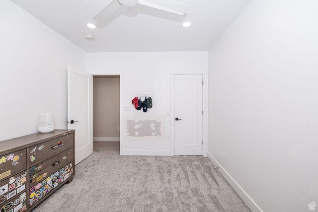 1959 E Deer Crest Cir N, Logan, UT 84341 - unfurnished bedroom with ceiling fan, baseboards, carpet, and a skylight