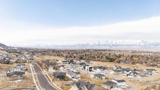 1959 E Deer Crest Cir N, Logan, UT 84341 - drone / aerial view with a mountain view and a residential view