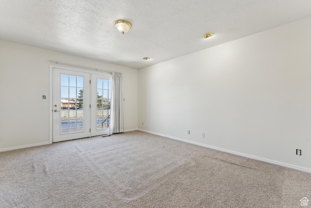 3902 W Angus Dr, South Jordan, UT 84009 - unfurnished room with light colored carpet, baseboards, and a textured ceiling