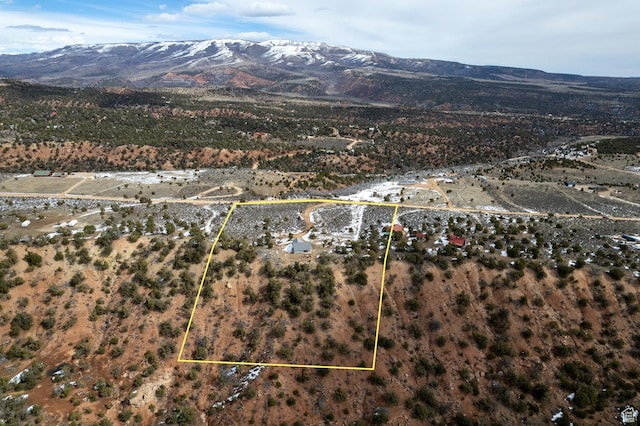 46501 W Bandanna Dr, Fruitland, UT 84027 - drone / aerial view with a mountain view