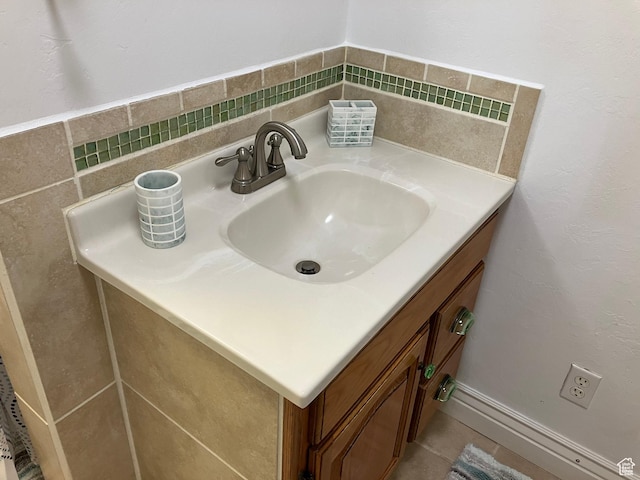82 W 500 N, Vernal, UT 84078 - bathroom featuring tile patterned flooring and vanity
