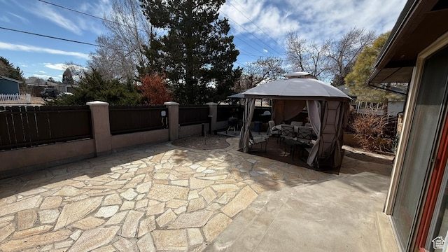 82 W 500 N, Vernal, UT 84078 - view of patio with fence and a gazebo