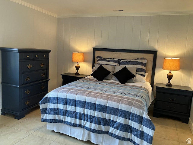 82 W 500 N, Vernal, UT 84078 - bedroom featuring light tile patterned flooring and ornamental molding