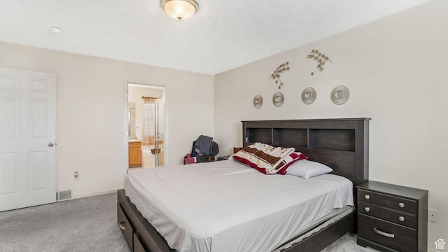 5254 W Ted Way, West Valley City, UT 84120 - bedroom featuring ensuite bathroom, visible vents, and carpet floors