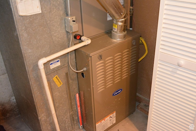 4023 W Severn Cir S, Jordan, UT 84009 - utility room with heating unit