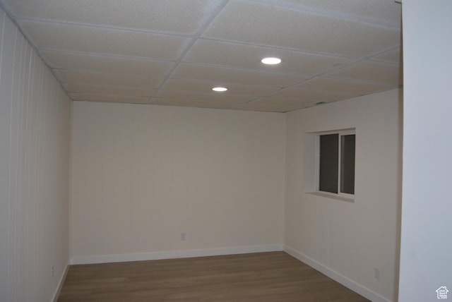 4023 W Severn Cir S, Jordan, UT 84009 - spare room featuring wood finished floors, recessed lighting, and baseboards