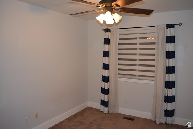 4023 W Severn Cir S, Jordan, UT 84009 - carpeted empty room featuring a ceiling fan and baseboards