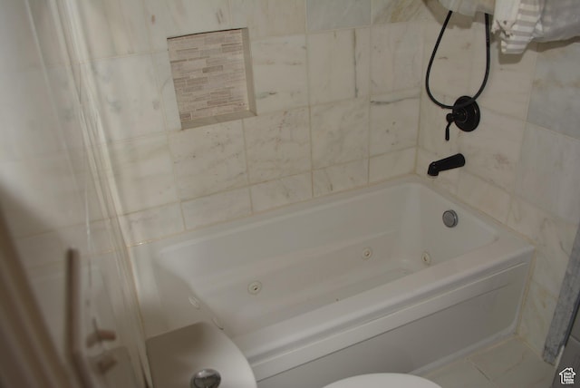 4023 W Severn Cir S, Jordan, UT 84009 - bathroom featuring tile walls and toilet