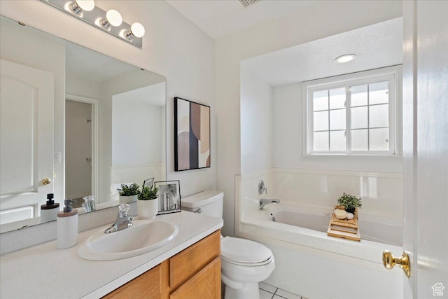 965 E 3400 N, Layton, UT 84040 - full bath featuring vanity, a garden tub, and toilet