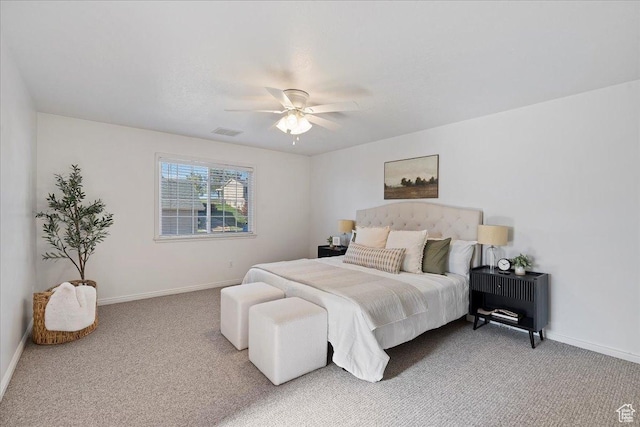 965 E 3400 N, Layton, UT 84040 - carpeted bedroom with visible vents, ceiling fan, and baseboards