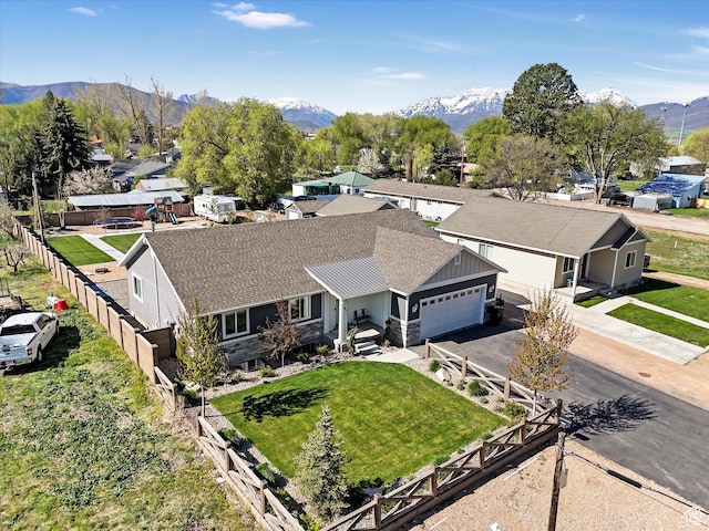 361 W 200 N, Heber City, UT 84032 - aerial view of residential area featuring mountains