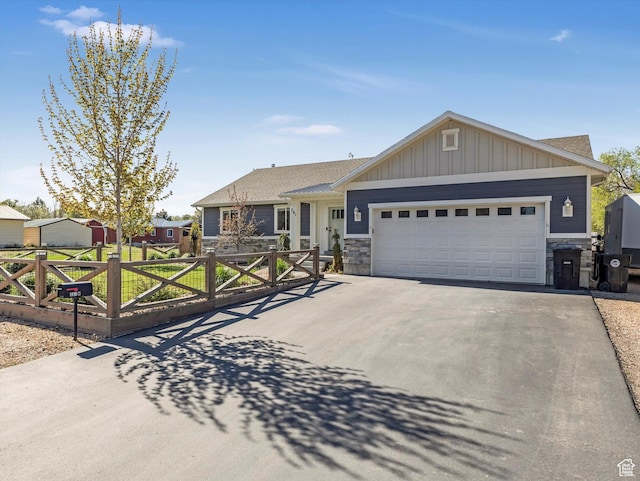 361 W 200 N, Heber City, UT 84032 - single story home featuring driveway, stone siding, a garage, and board and batten siding