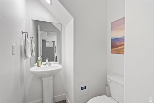 half bath with toilet