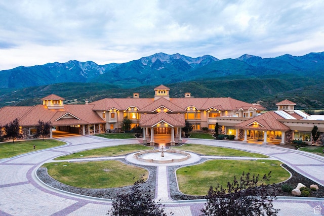8272 Left Fork Hobble Creek Rd, Springville, UT 84663 - view of front of home with a mountain view