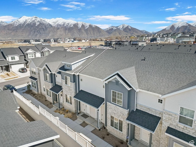 899 N 1330 E, Spanish Fork, UT 84660 - bird's eye view with a mountain view and a residential view