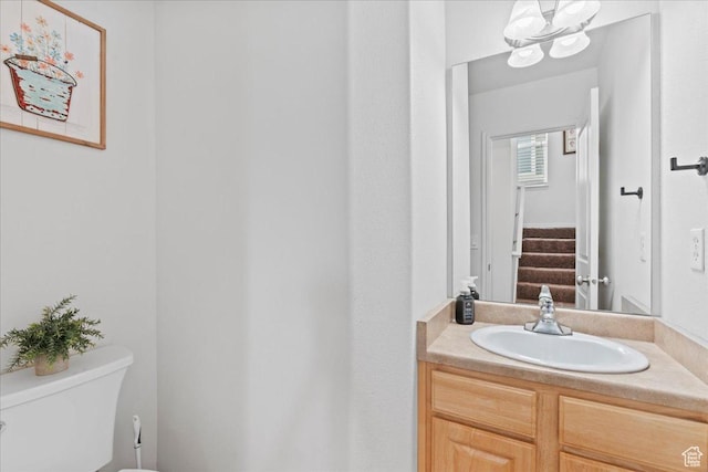 14488 S Stone Stream St W, Herriman, UT 84096 - half bathroom with toilet and vanity