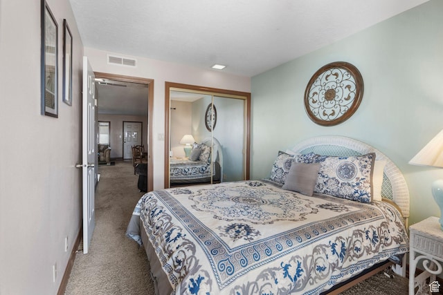 1845 W Canyon Dr S Unit 1610, St George, UT 84770 - carpeted bedroom with a closet and visible vents