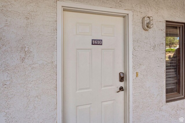 1845 W Canyon Dr S Unit 1610, St George, UT 84770 - entrance to property featuring stucco siding