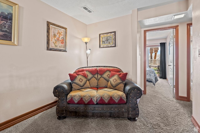 1845 W Canyon Dr S Unit 1610, St George, UT 84770 - sitting room with carpet flooring, baseboards, and visible vents