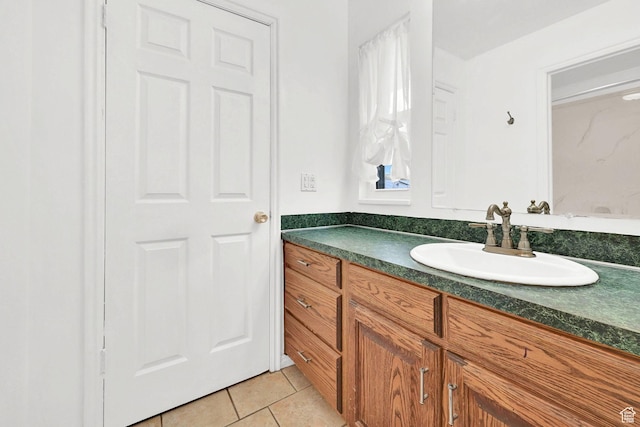 1461 E Antelope Dr, Layton, UT 84040 - bathroom featuring vanity and tile patterned flooring