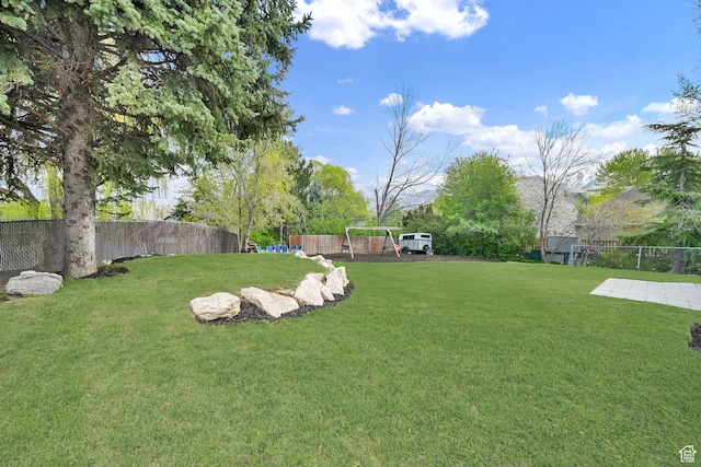 1461 E Antelope Dr, Layton, UT 84040 - view of yard with fence