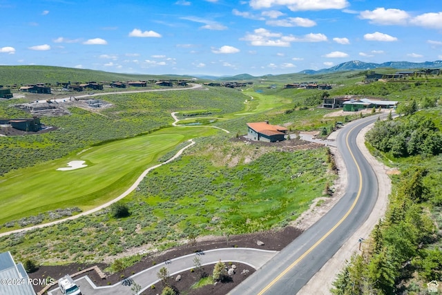 6902 Painted Valley Pass, Park City, UT 84098 - birds eye view of property featuring a mountain view and golf course view