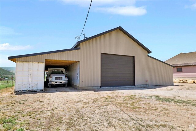 29125 N 11090 E, Fairview, UT 84629 - garage featuring a detached garage
